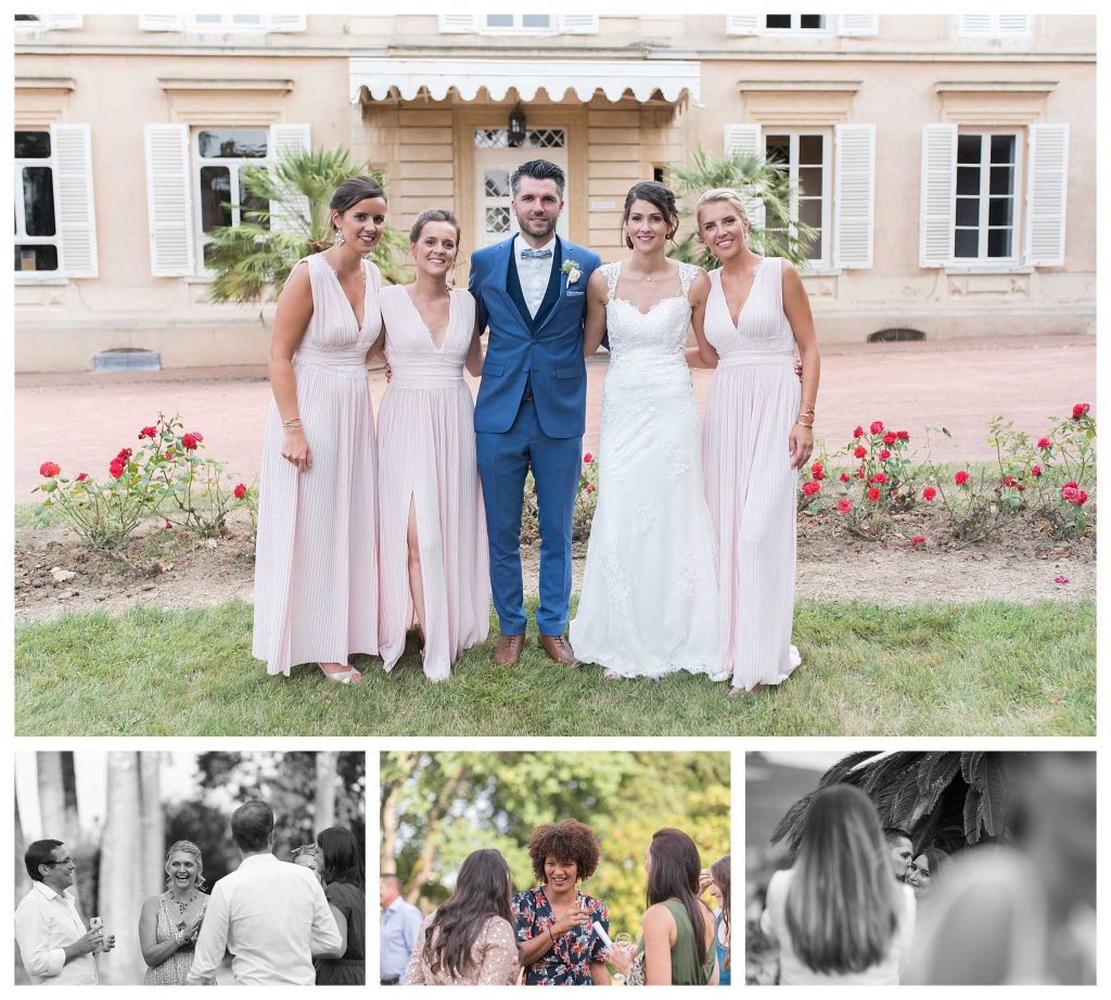 cocktail de mariage château des ravatys